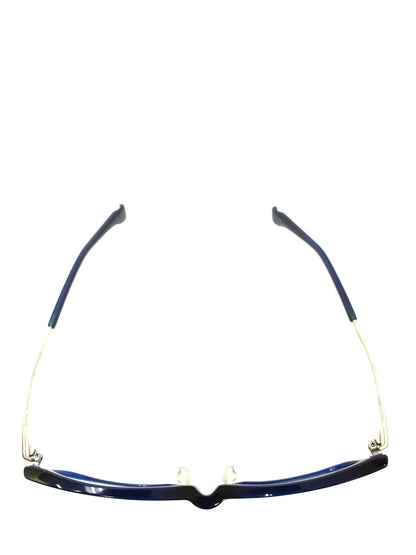 フォーナインズ APM-03 メガネ ブルー コンビフレーム フルリム スクエア ITGOJS9WBURG