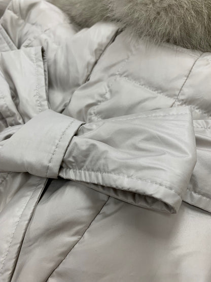 ヴァニラコンフュージョン ダウンコート RFLW0901 ブルーフォックスファー付き 38 グレー IT490SRJJZSU