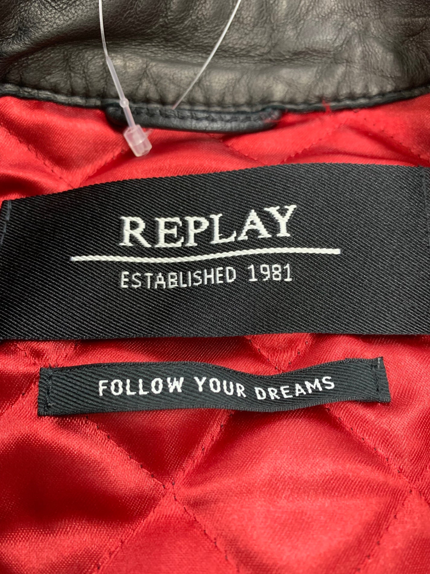 リプレイ M8915B 000 83056 ジャケット XL ブラック ラムレザー 羊革 シングル ITAHFMQT4LPA