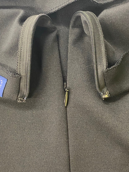 エムズグレイシー 625701 Tシャツ カットソー 38 ブラック バックジップ フラワーモチーフ レース ITOPF1TN8J2W