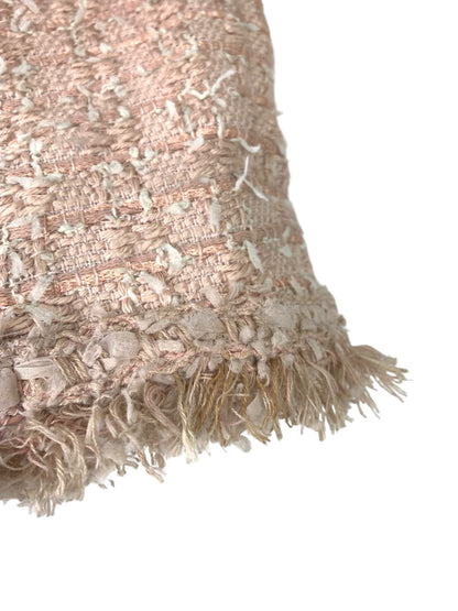 フォクシーブティック JACKET FIORE 43285 ノーカラージャケット 40 ピンク ツイード ITQVYN6OSQ4M