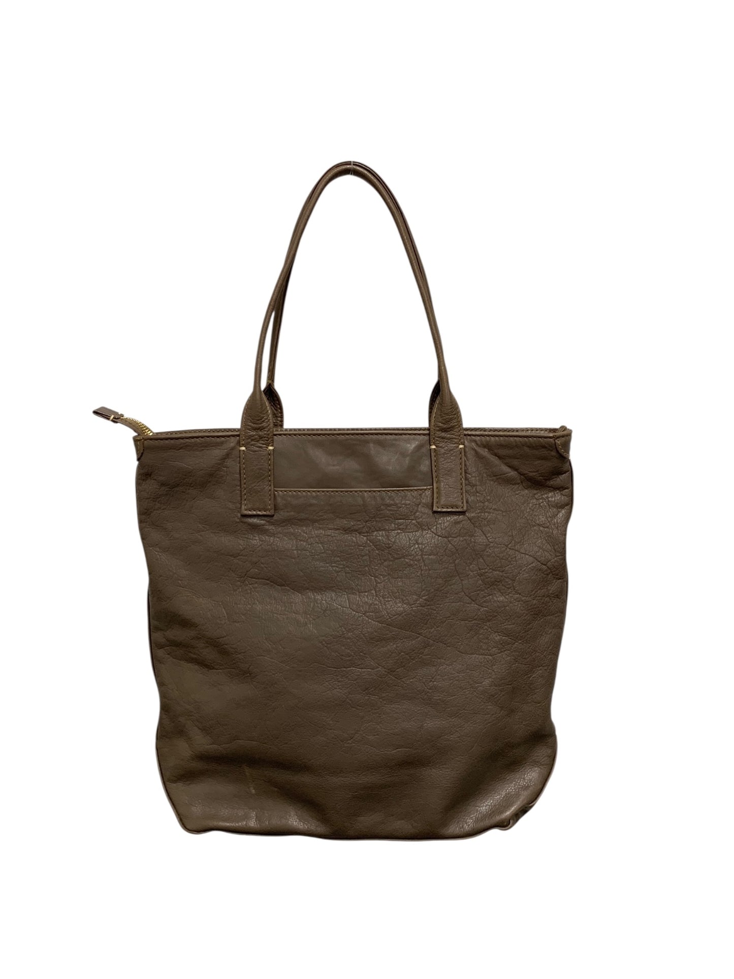 ゲンテン ハンドトート ブラウン レザー ゴールド金具 ITACQ08OQ291