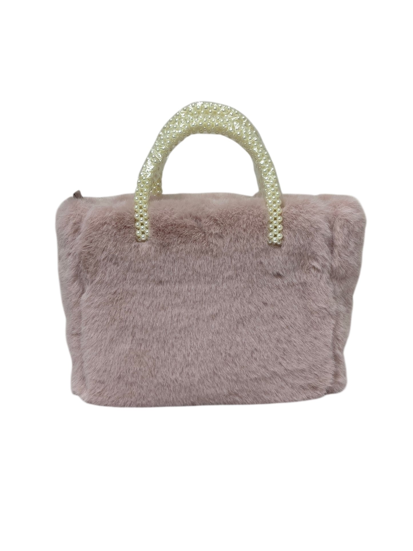 エムズグレイシー 294521 ハンドバッグ ピンク エコファー フェイクパール ITIFX1CE80AE