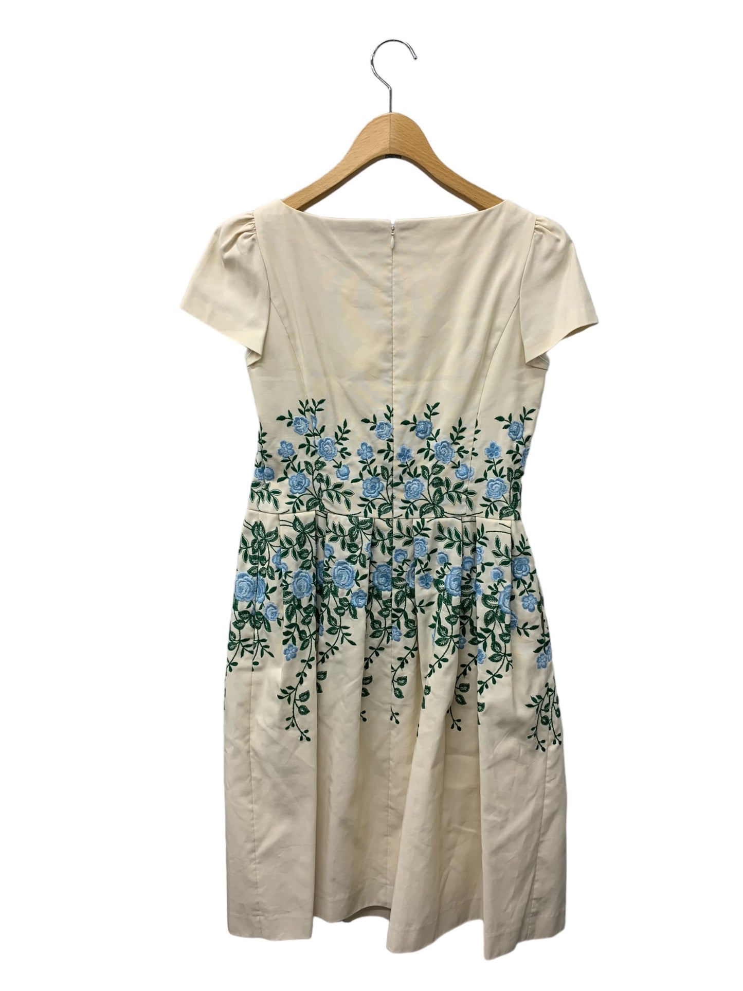 エムズグレイシー Flower pattern Embroidery Dress 911307 ワンピース 38 ベージュ IT47LRIVDRQS