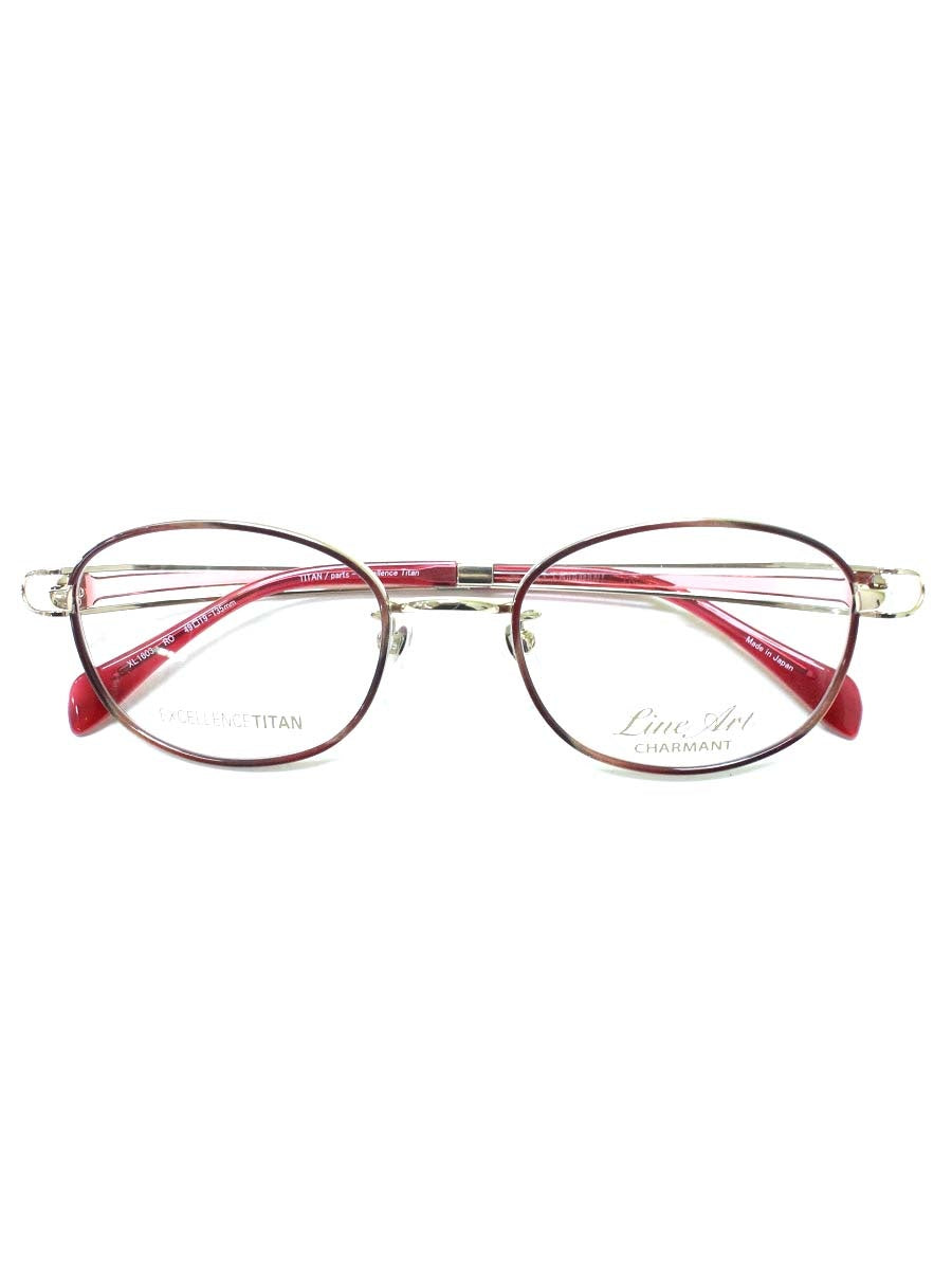 ラインアートシャルマン Vivace XL1603 メガネ ローズ/ゴールド メタルフレーム スクエア ITW2HS5WZFTE