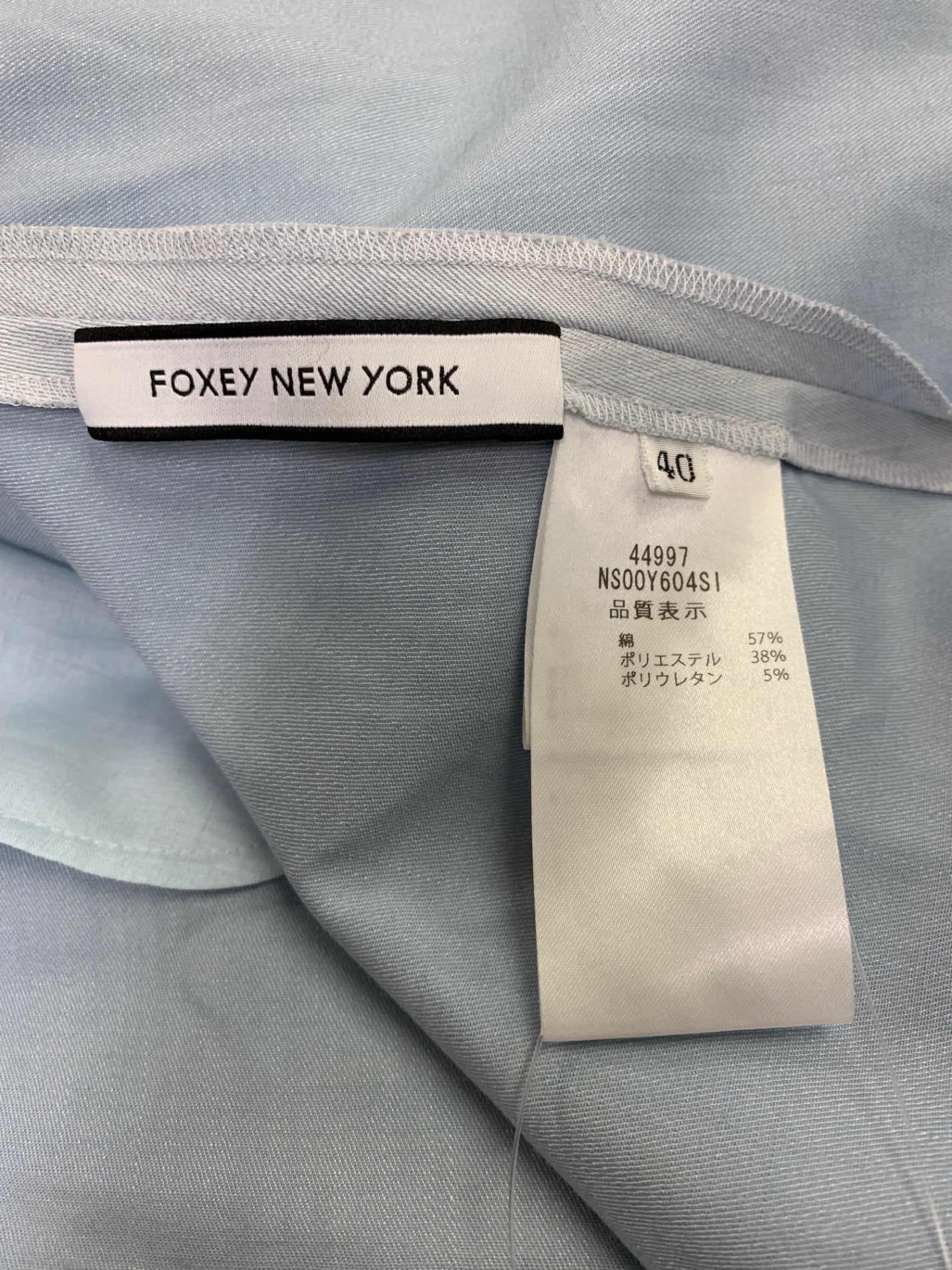 フォクシーニューヨーク Dress Lucia 44997 ワンピース 40 ブルー ITXV7ZMR4XHW