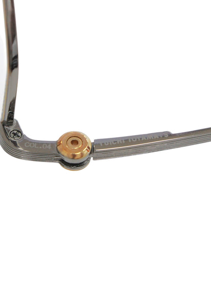 ユウイチトヤマ 5 TOKYO 04 メガネ ゴールド メタルフレーム フルリム オクタゴン Light Gray / Rose Gold限定カラー IT8ZEQA2WLB4