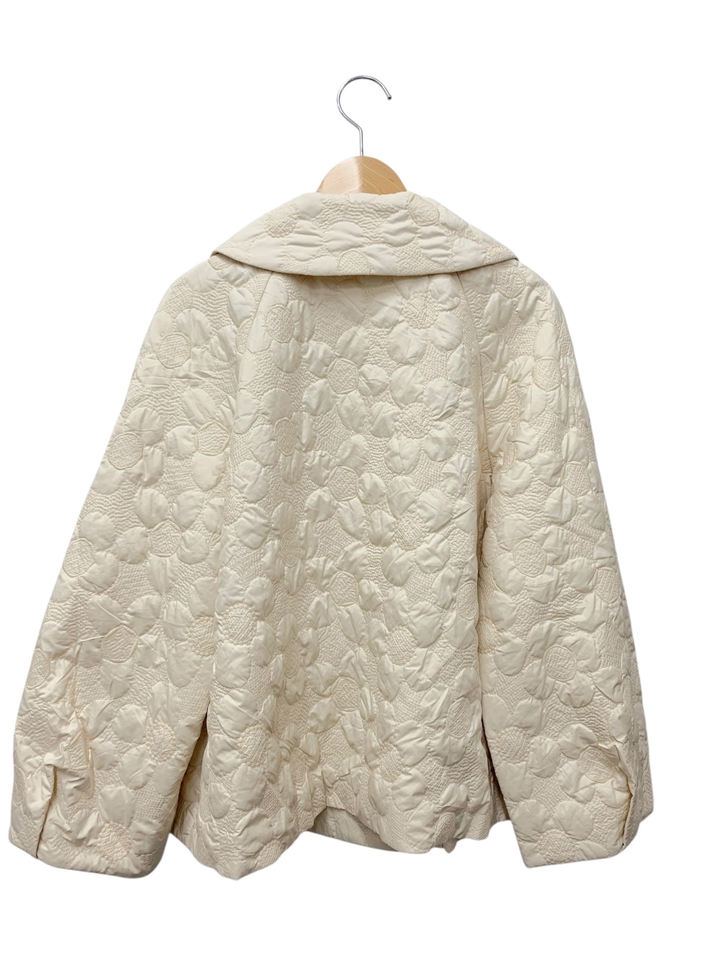 エムズグレイシー 129516 ジャケット 38 アイボリー 花 刺繍 ITNSVZ20V1JS