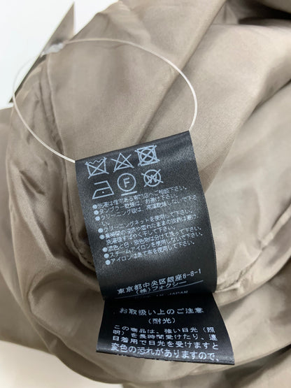 フォクシーブティック ドレス マグノリア 39713 ワンピース 38 ブラウン クルーネック バックジップ ITS2JEPYIFXS