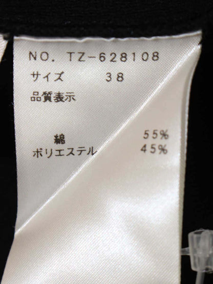 エムズグレイシー 628108 ボレロ カーディガン 38 ブラック パール リボン IT0FGZ9NL0L4
