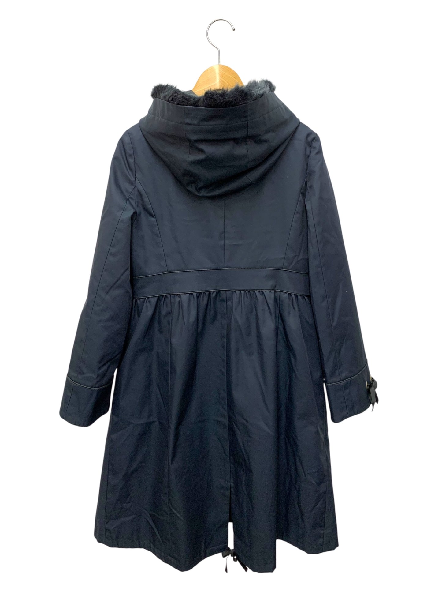 トッカ CMTOCA0210 コート 0 ネイビー フリースライナー付 ファー＆リボン付き ITA5G9Y51IRW