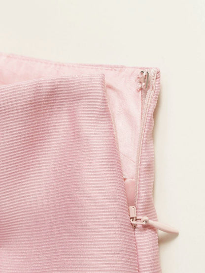 エムズグレイシー 217310 スカート 36 ピンク フラワーモチーフ IT6C33PRJ6SJ