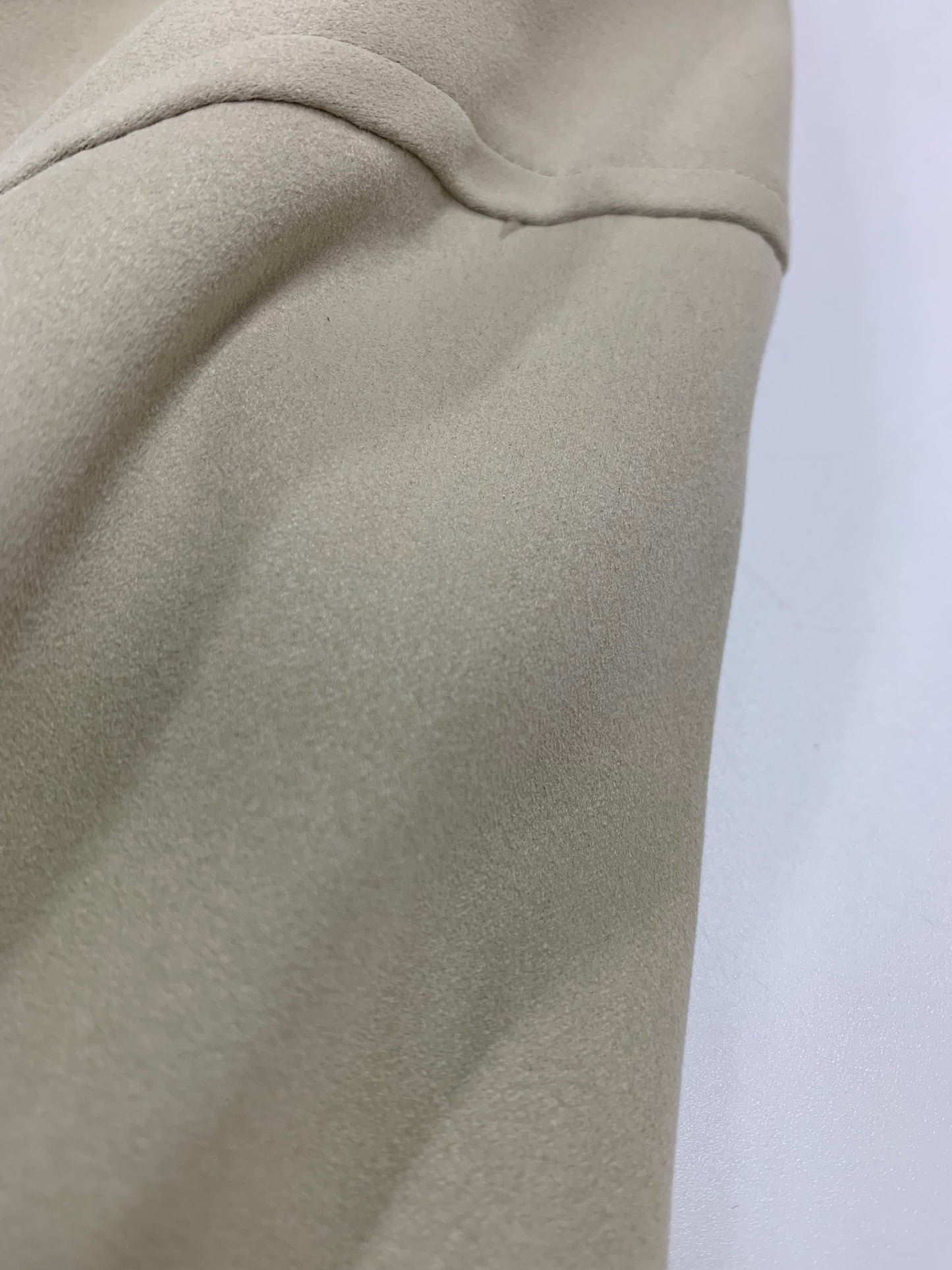 スティル バイ ハンド Synthetic leather over shirt / フェイクスウェードスキッパーシャツブルゾン BL06243 48 ベージュ ITMYFT9E7W24