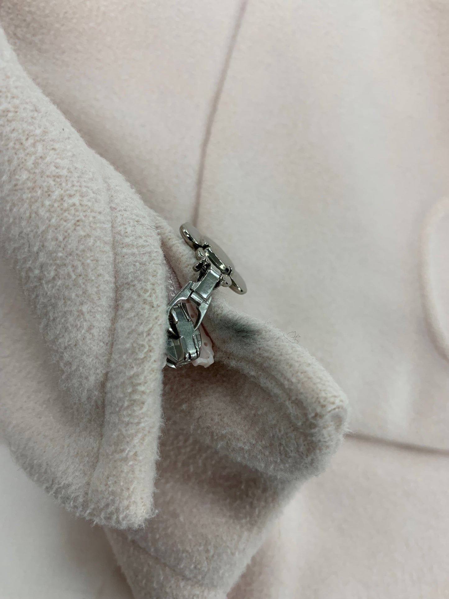 エムズグレイシー 729531 ショートコート 38 ピンク フラワージップ Wジップアップ ファー IT3AZYAH9IKS