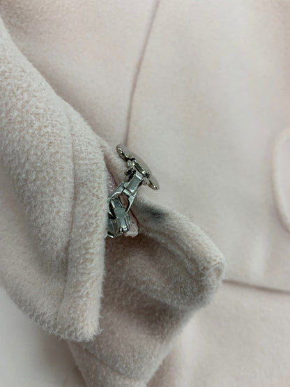 エムズグレイシー 729531 ショートコート 38 ピンク フラワージップ Wジップアップ ファー IT3AZYAH9IKS