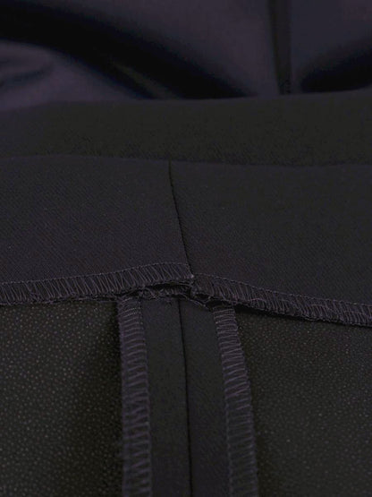 ルネ 6726320 ワンピース 38 ネイビー フリル リボン IT5CFRGY6GO0 【SALE】