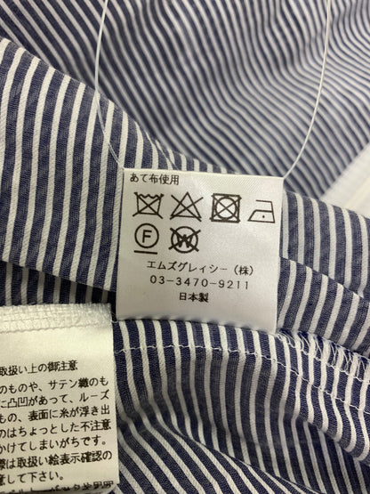 エムズグレイシー Frill Collar Blouse 910308 シャツ ブラウス 38 ブルー ITLIKQ24S93W