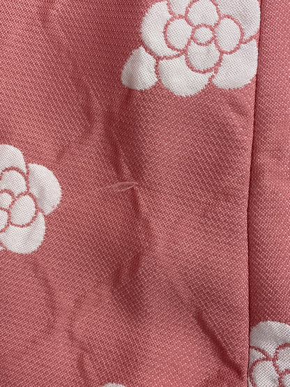 エムズグレイシー 911504 ワンピース 38 ピンク カメリアモチーフ リボン IT0H84RIP95L 【SALE】