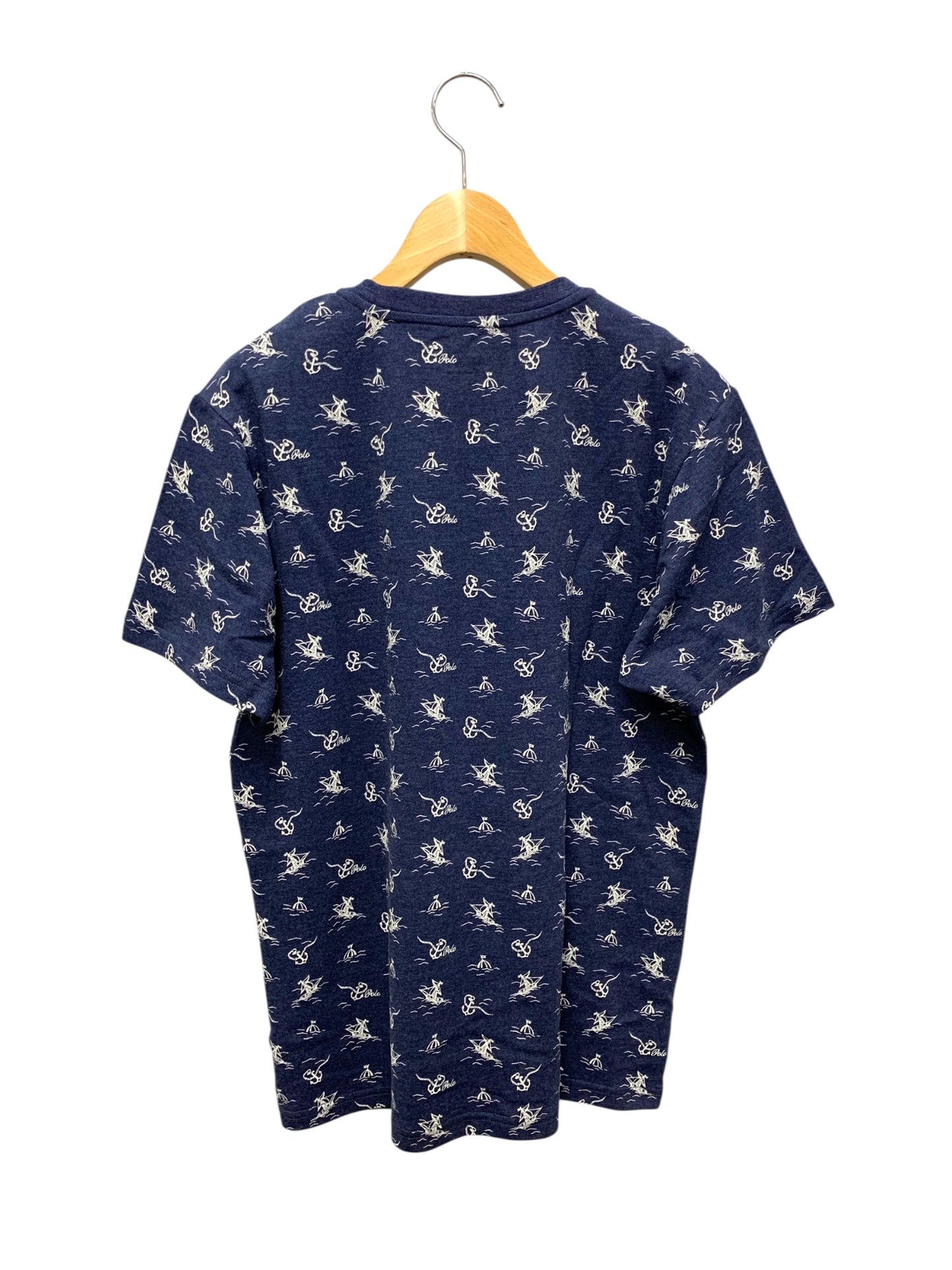 ポロラルフローレン RM8-X205/RM8-X303 M ネイビー マリンモチーフ スリープウェア セット ITY42C59R3N8