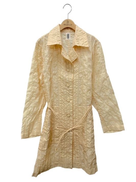 ハートイッセイミヤケ HA52FA640 コート 2 ベージュ ナイロン 刺繍 ITBI77XM71C0