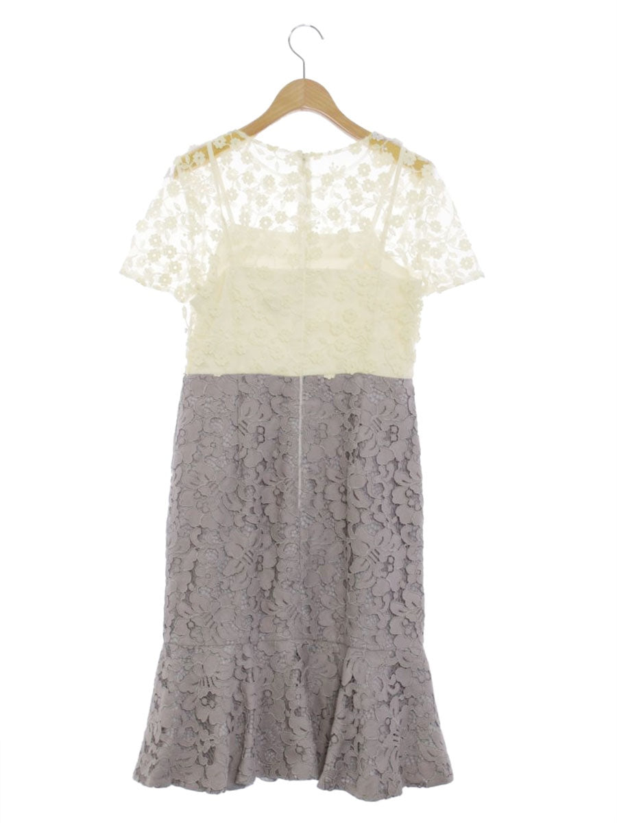 ダイアグラム 3733 5062-0 ワンピース 36 ホワイト レース ITKYGCHN2TZW