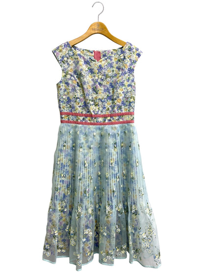 トッカ OPTOIS0120 ワンピース 2 ブルー フラワー 刺繍 IT36FHB3X22A