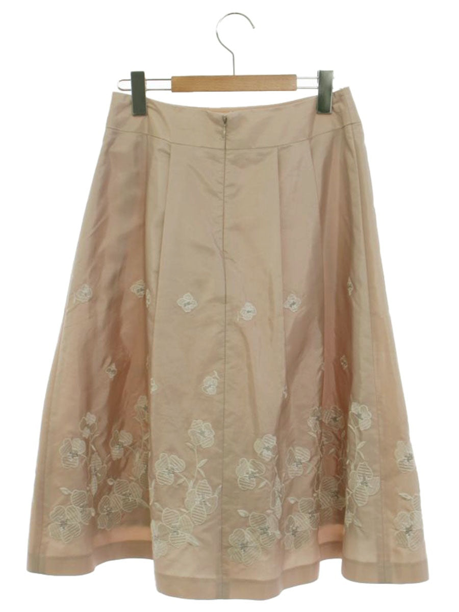 ギャラリービスコンティ 1175961 スカート 2 ベージュ 花柄 刺繍 IT75HAPD0JS8 【SALE】