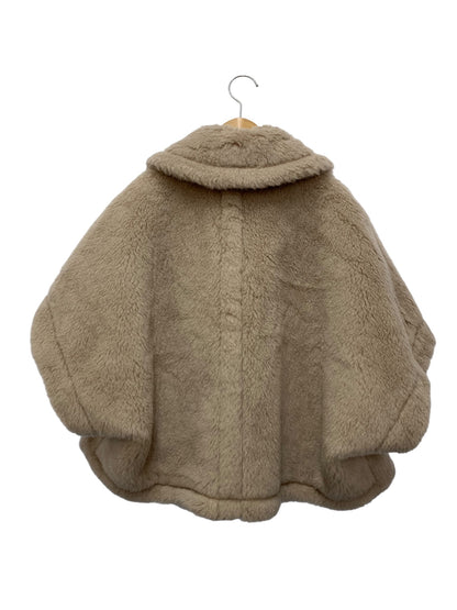 マックスマーラ ニューテルツォ テディベア ケープ 24247363326 ポンチョ 44 ベージュ アルパカ シルク IT8IS86U5H6Q 【SALE】