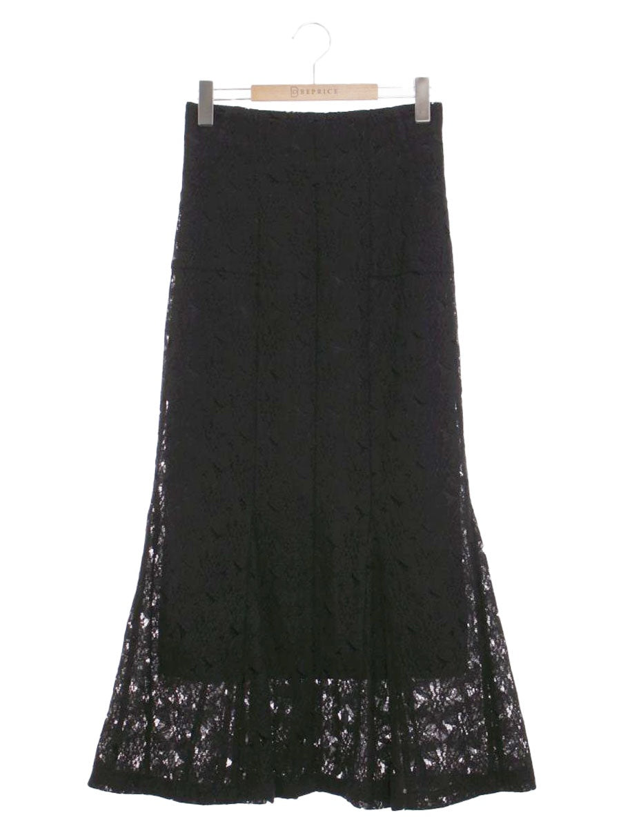 Her lip to フローラル レース マーメイド スカート 1231304096 M ブラック ITCSFPL5U93U 【SALE】