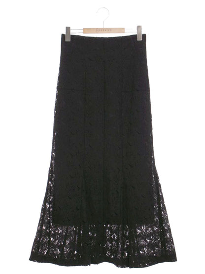 Her lip to フローラル レース マーメイド スカート 1231304096 M ブラック ITCSFPL5U93U 【SALE】