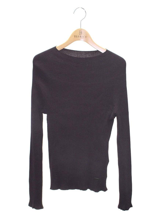 フォクシーブティック 42313 ニット セーター 40 ブラウン Knit Tops ハイネック リブ ITKUIW0XJO8G