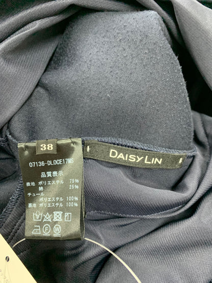 デイジーリン 07136 ジャージーフリルワンピース 38 ネイビー ITFRNPDSRRIF