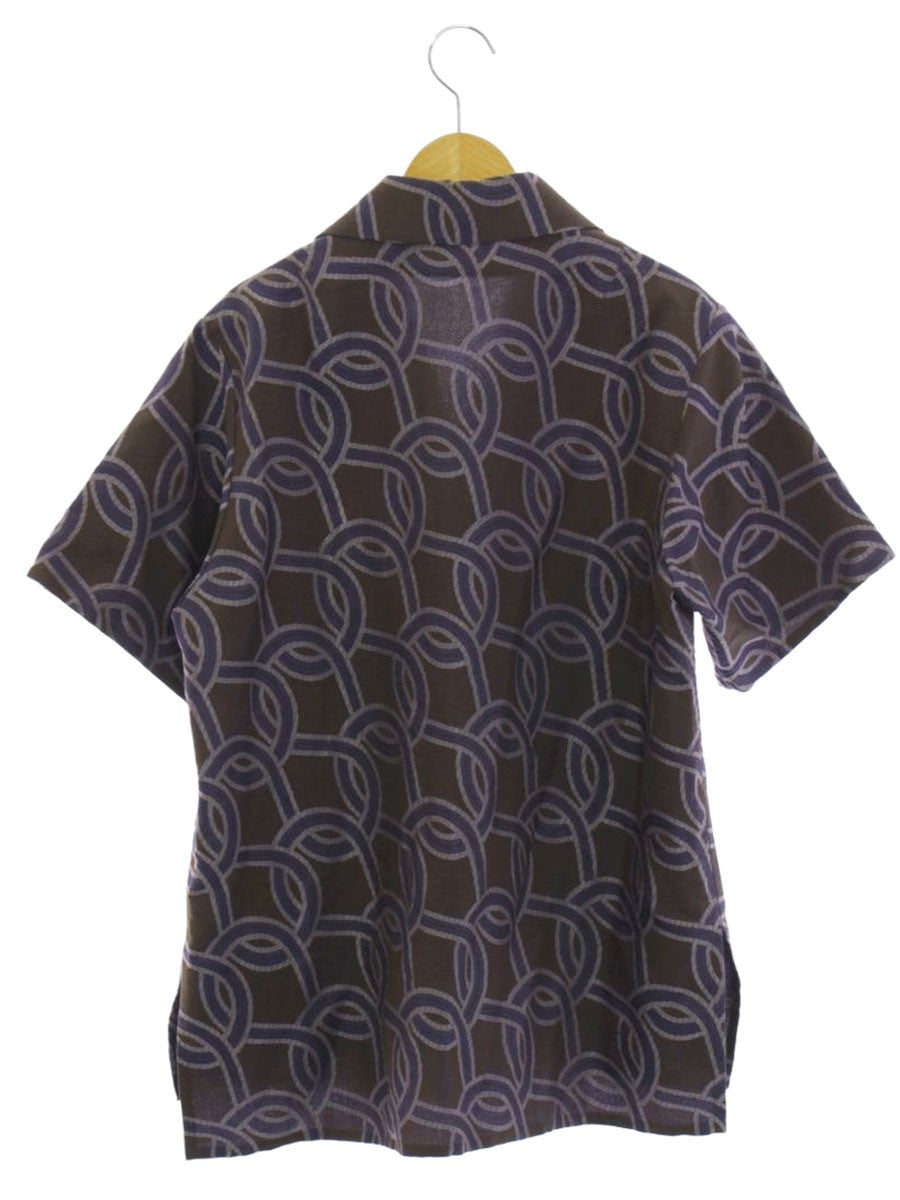 エトセンス シャツ 1 チャコール/パープル コットン キュプラ オーバーサイズ ITCMKUCA0DPK