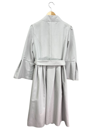 エムズグレイシー 219104 コート 38 グレー シャンタン地 リボン ベルスリーブ ITGH05BFYKKS