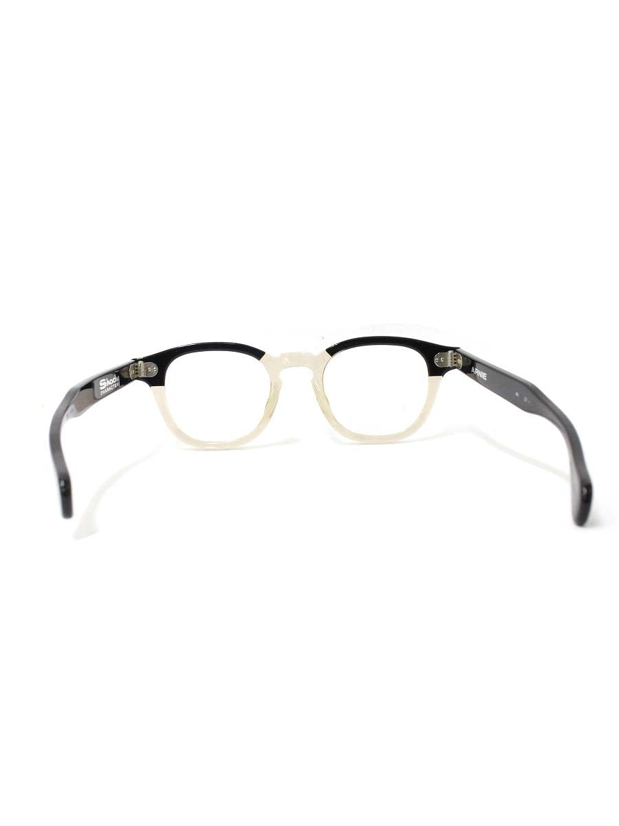 シェイディーキャラクター ARNIE SCPL-011Q メガネ ブラック/クリアベージュ セルフレーム フルリム ウェリントン IT0E7WWMS2CW 【SALE】