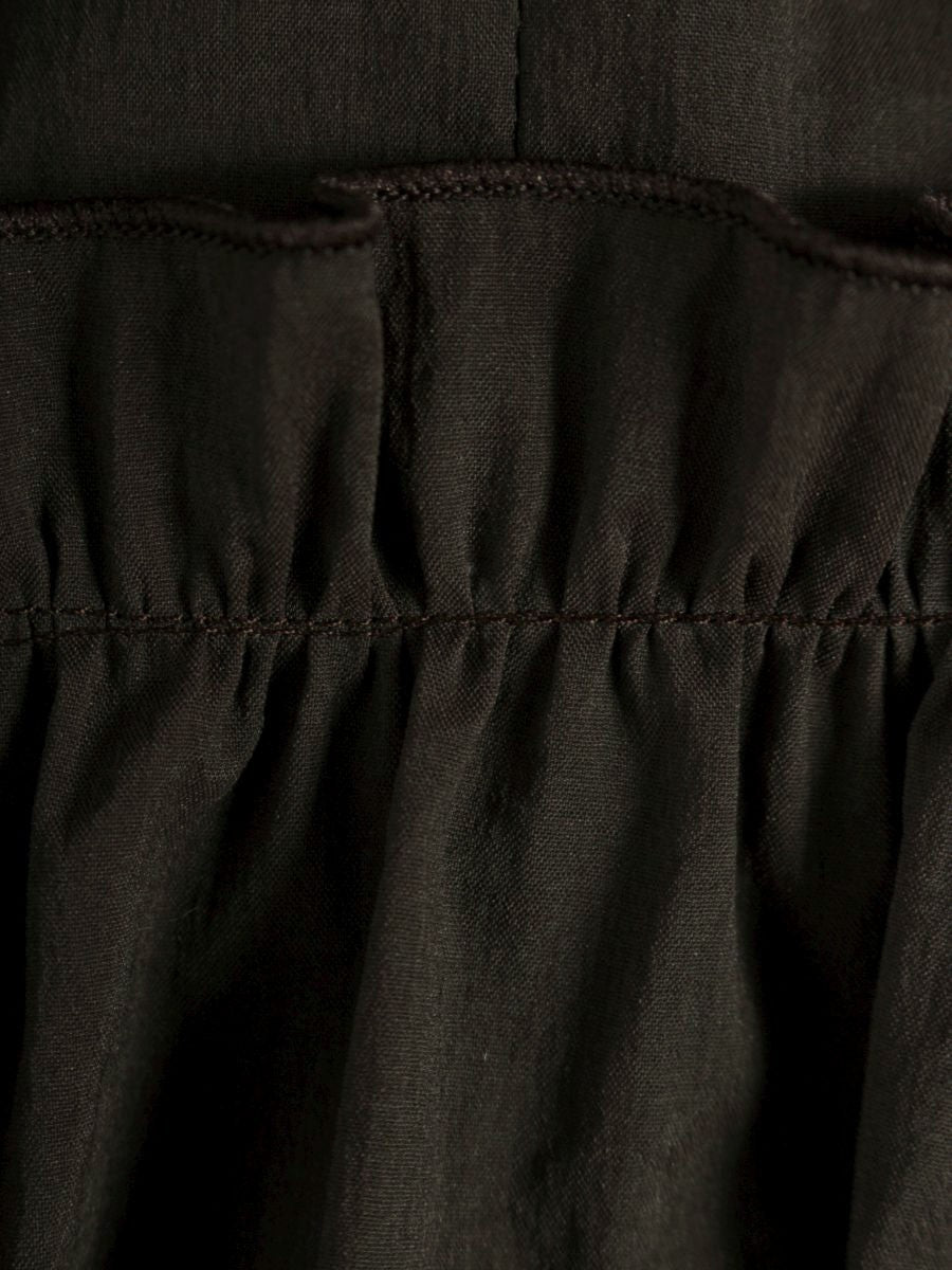 エムズグレイシー スクウェアネックロー切り替え 411331 ワンピース 38 ブラウン IT4BAR4WSXO4