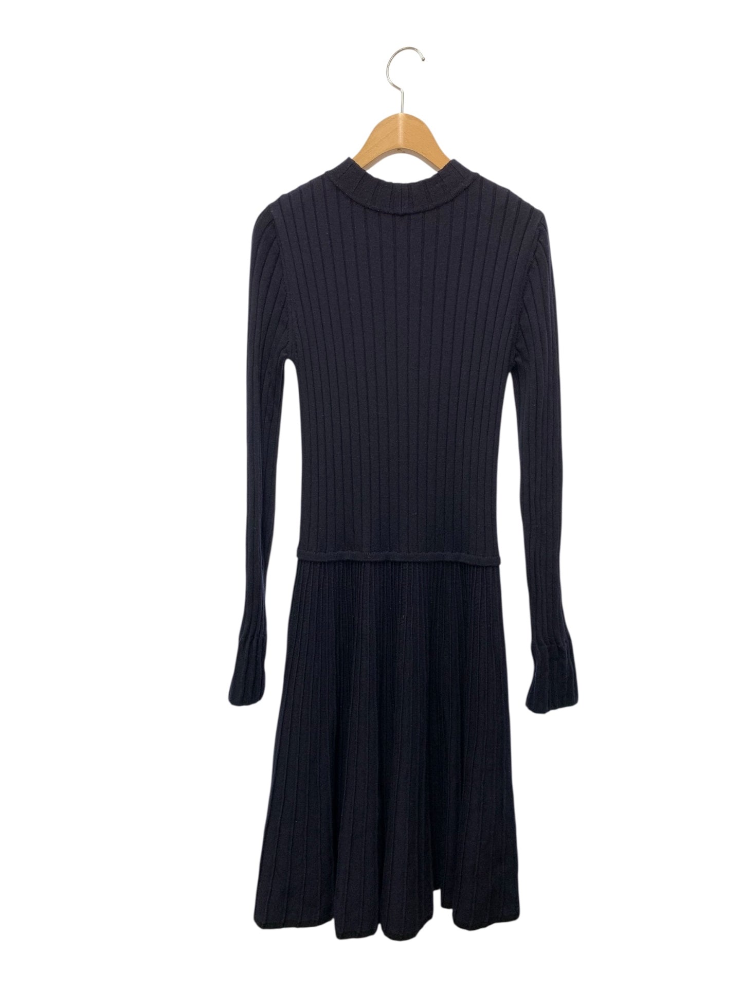 フォクシーブティック フランボワーズ 41352 ニットワンピース 38 ネイビー ニットドレス ITWIX9NBX7EF