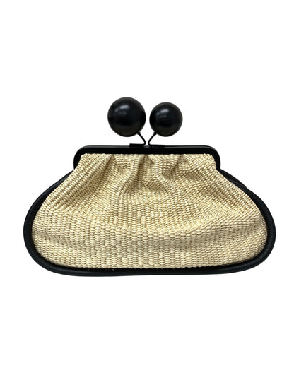 ウィークエンドマックスマーラ パスティチーノ 24155110856 ハンドバッグ ベージュ ラフィア エフェクト ミディアム 2WAY ITZS4Z43FPQ4