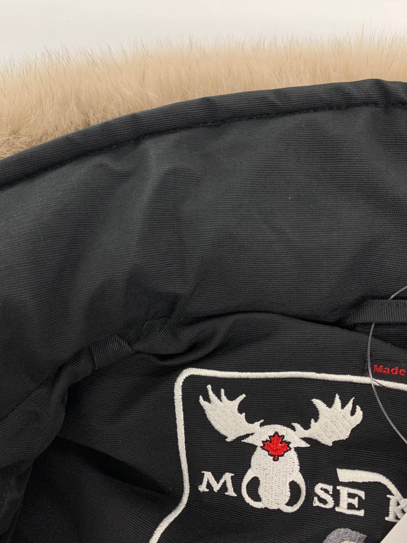 ムースナックルズ MK2229L3Q ダウンジャケット S ブラック ファーフード IT34F63DDNYG