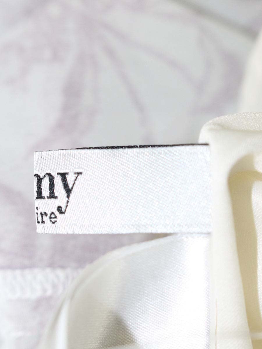 エイミーイストワール Amanda flowerシフォンマーメードスカート 1120221737-0 S ホワイト/アンティークピンク ITCJ4FCWB1I8