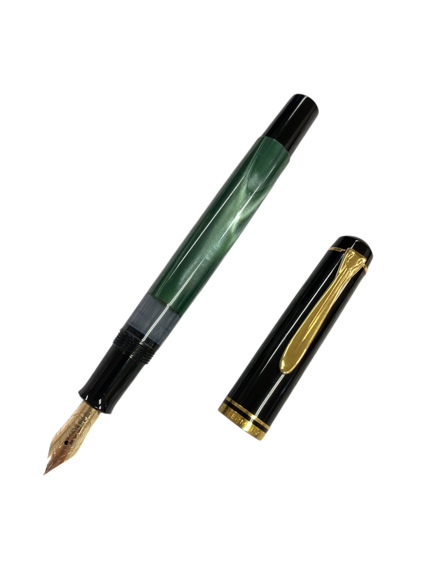 ペリカン 万年筆 #250 マーブルグリーン HF 12C-500 ITTBWGXFSNA0