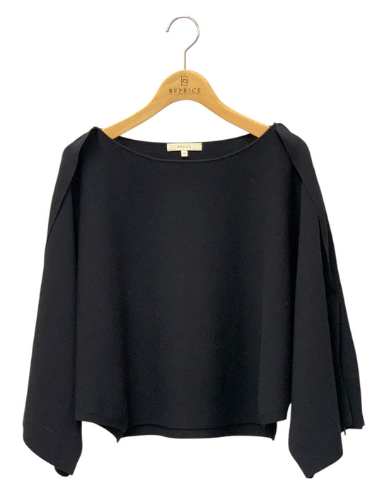 エポカ M5N22-832-09 ニット 40 ブラック ショート丈 ITMC6XS7JN3C