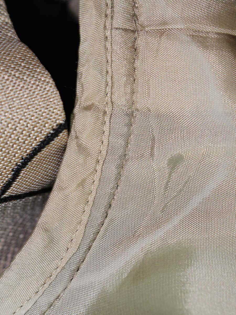 エムズグレイシー 011503 ワンピース 38 ベージュ/ブラック カメリアモチーフ IT5S0S7XIEVX