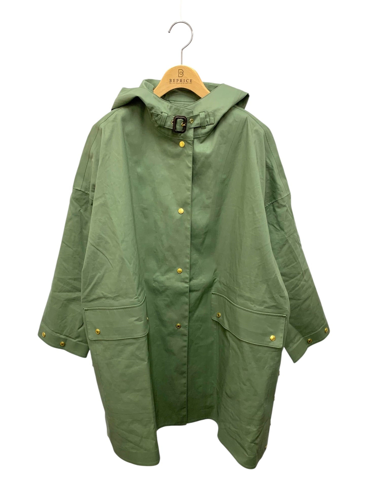 トラディショナルウェザーウェア L241APFC00412SS コート 34 カーキグリーン フーディ ITAHGQXZXBE8