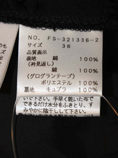 エムズグレイシー 321336 ワンピース 36 ブラック カットワーク 刺繍 リボン ITHKQI7XSX18
