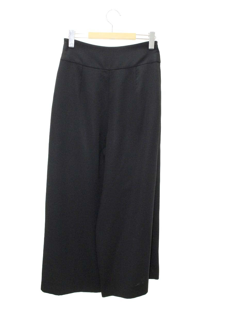 フォクシーブティック Wide Pants 37476 パンツ 40 ブラック ワイド ITSDX3E7NLUG 【SALE】
