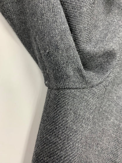 エムズグレイシー 621715 ワンピース 40 チャコール 刺繍 ウール混 衿付き IT2DMGR4KF8W