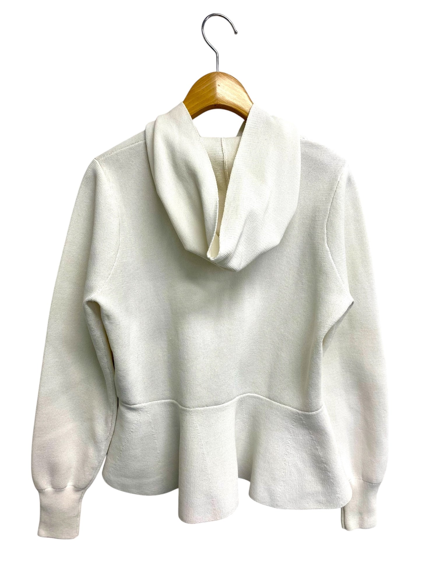 エムズグレイシー Hooded Cardigan 918143 パーカー 40 ホワイト ITO3QIE29U1U