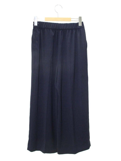 ルネ basic 5735060 パンツ 34 ネイビー ワイドパンツ IT67DZRRZ5SO