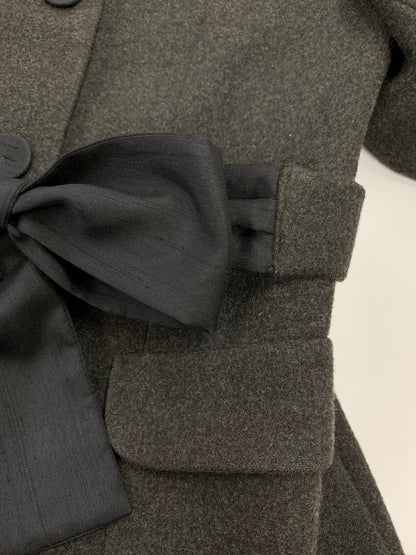 トゥービーシック UWF82-820-08 コート 40 グレー 襟ビジュー ウール ITM61REFKYQ6